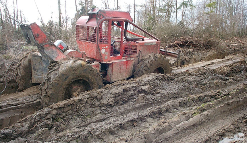 Forestry tyre steel reinforced structure