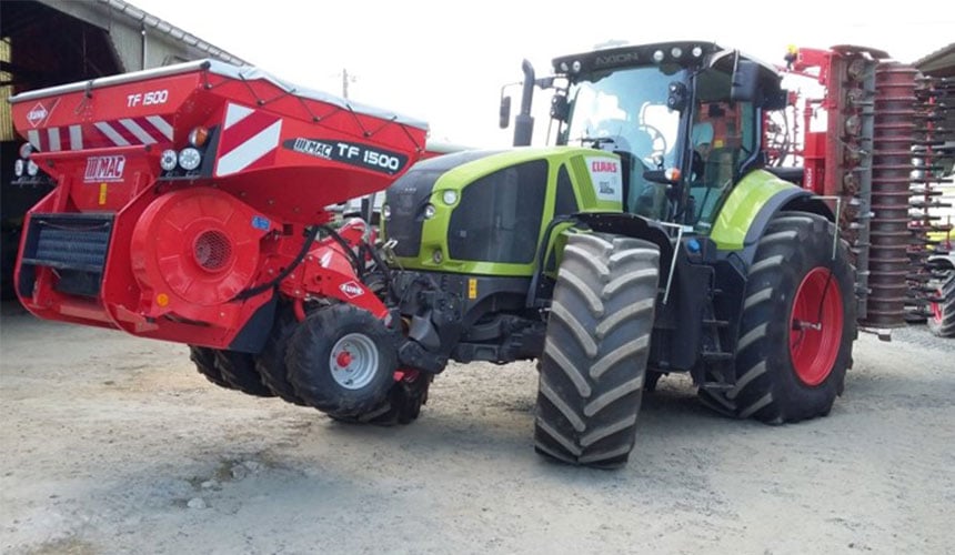 Load transfer, tractor with VF tyres