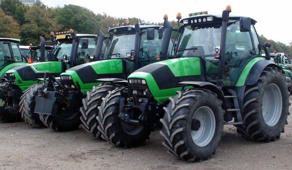 Good tyre management in an agricultural contracting company