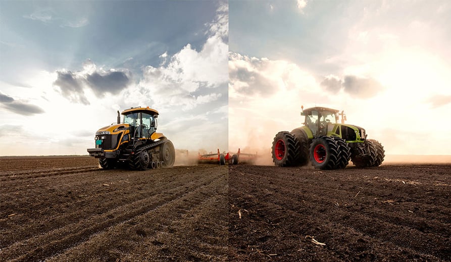VF agricultural tyres versus tracks: pros and cons