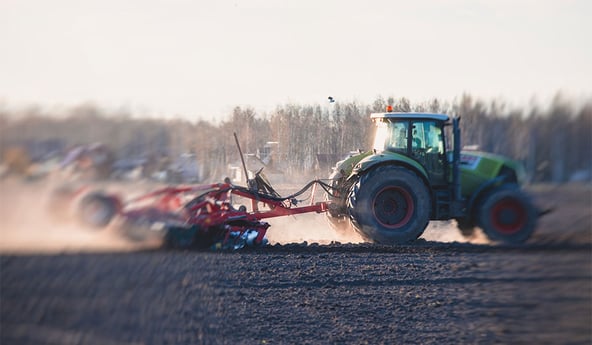 Lead ratio for tractor tyres