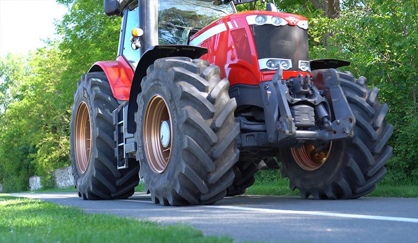 VX-TRACTOR tyres suitable for intensive use on the road