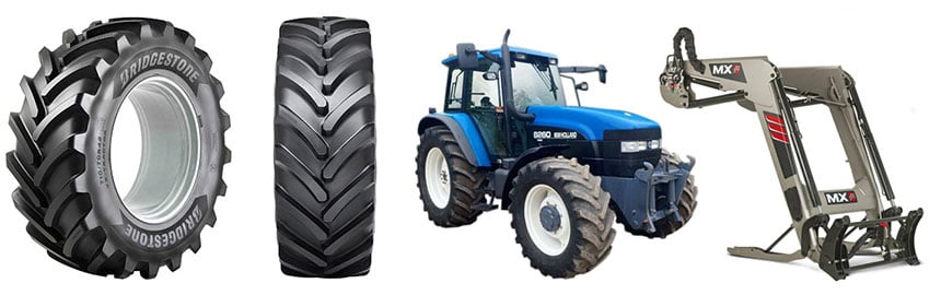VX-TRACTOR tyres – New Holland NH 8260 115 hp – MX T408 loader