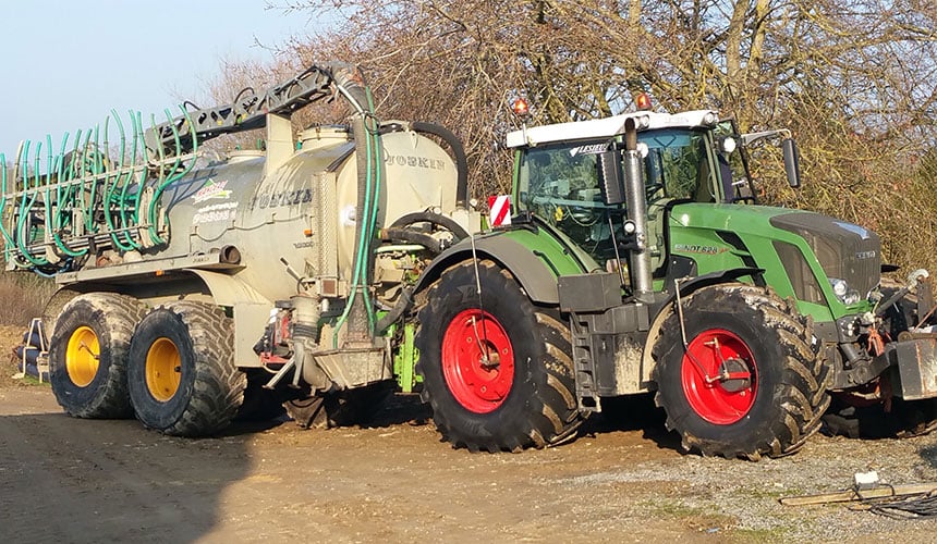 Central inflation system and VF tyres to avoid soil compaction