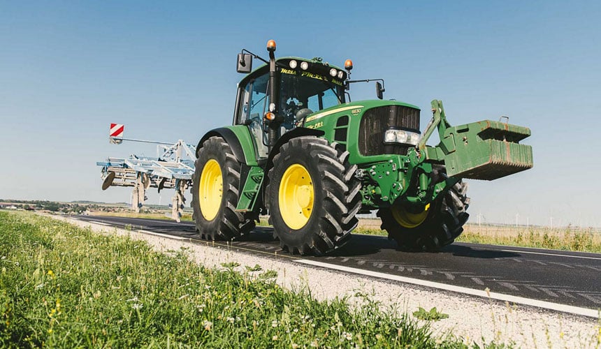 The VX-R TRACTOR tyre was designed to optimise energy efficiency