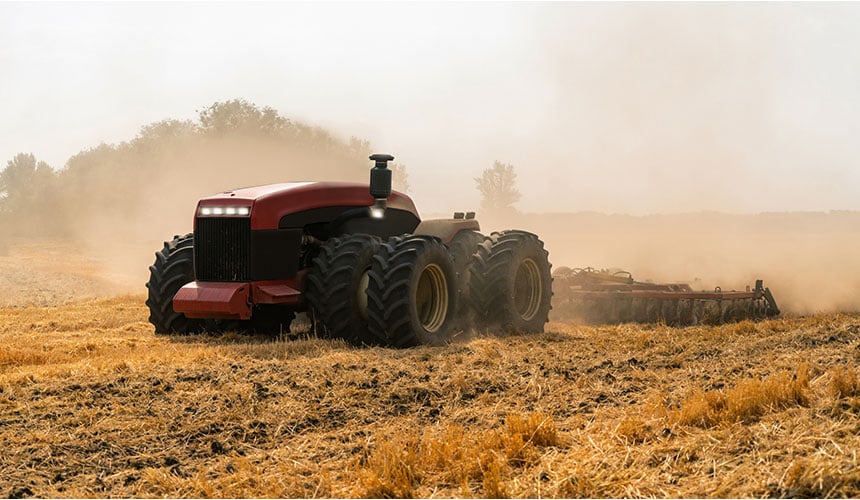 Duals are a good solution for agricultural robots