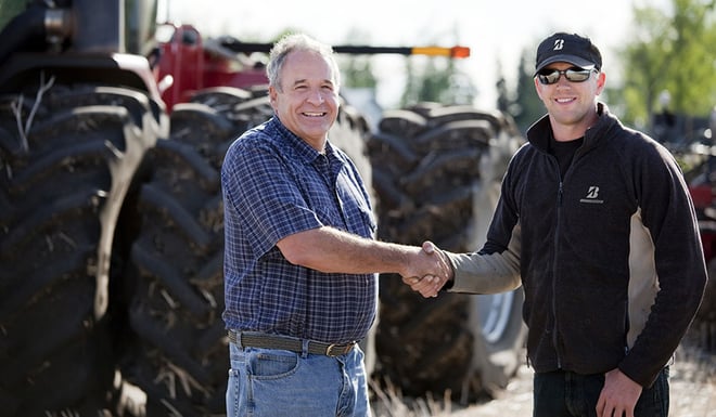 Bridgestone tyres to boost the performance of your agricultural contracting company