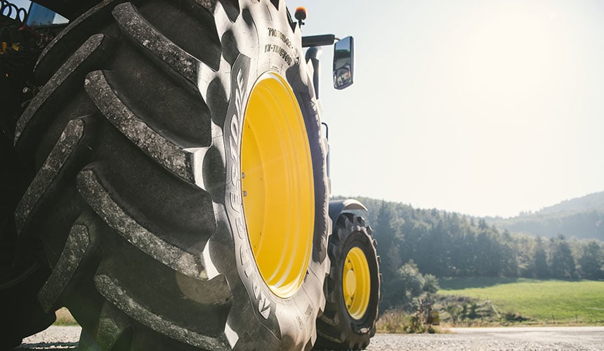 VX-TRACTOR tyres are more wear resistant