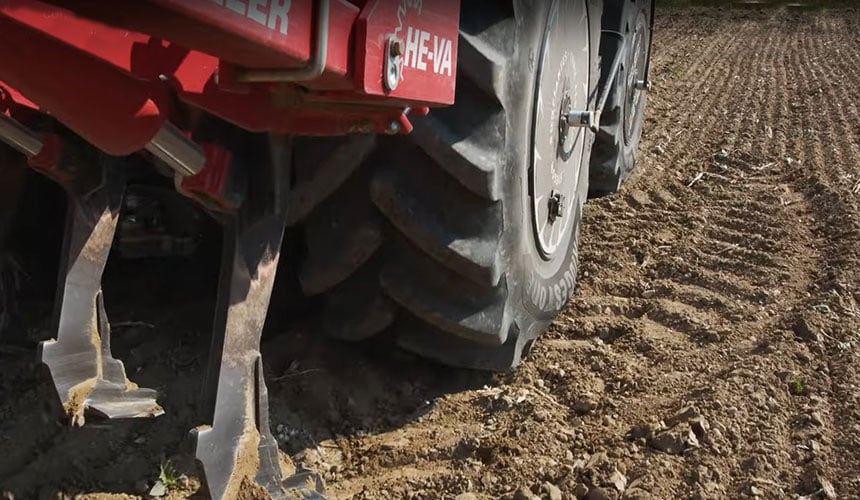 VF VT-TRACTOR tyres used at a low inflation pressure
