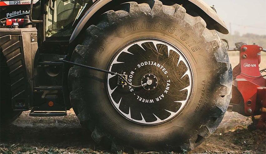 VF VT-TRACTOR tyre, Tank Air Wheel rim and CTIS