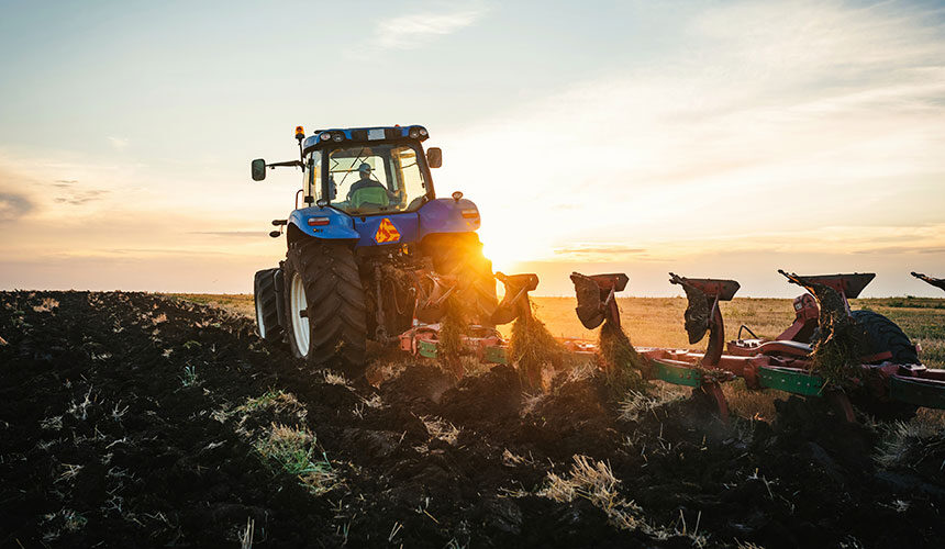 Decompacting the topsoil by tilling after the harvest