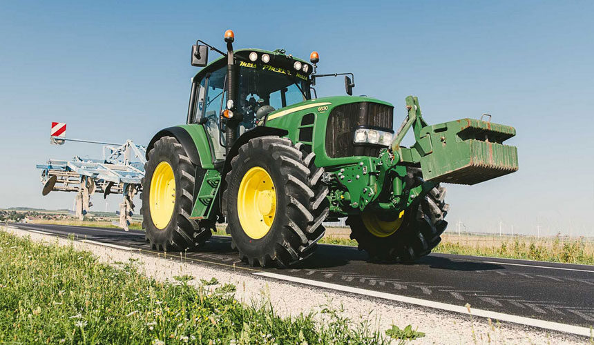 VX-R TRACTOR tyres offer greater driving comfort