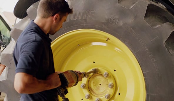 Annual agricultural tyre maintenance schedule