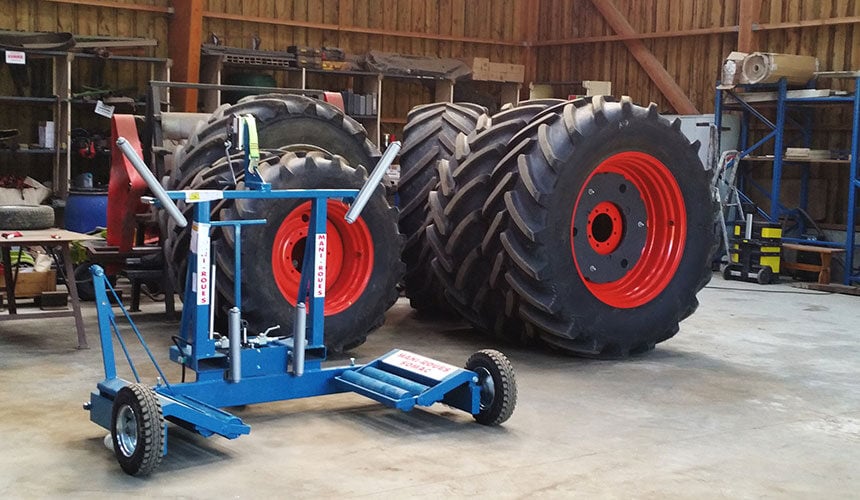 Storage on the rims away from bad weather