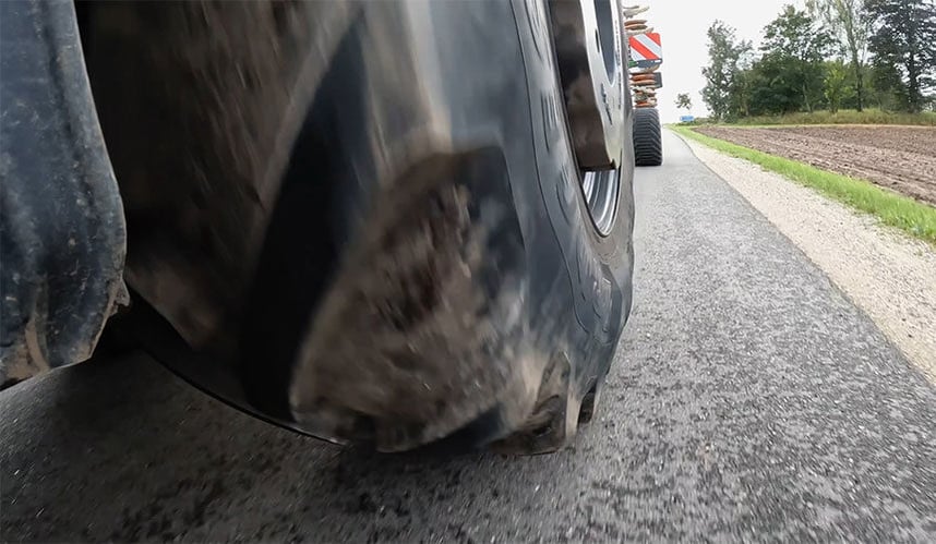 Tyre adherence is linked to the rubber compound, weather conditions and state of the road surface