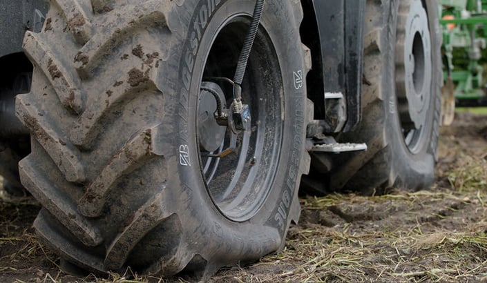 VF VT-TRACTOR tyres can work at very low pressure